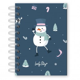 Cuaderno A6 Navidad Muñeco...